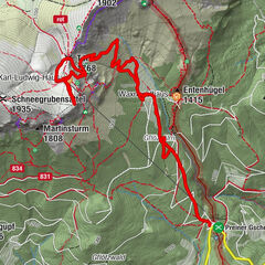 Raxplateau von Preiner Gscheid