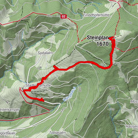 Großlobming Wandern