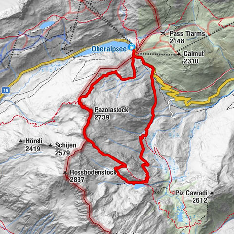 Oberalp - Pazolastock - Tomasee