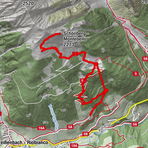 Da Riobianco piz Montebello