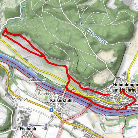 Hohentengen am Hochrhein, Regierungsbezirk Freiburg/Deutschland