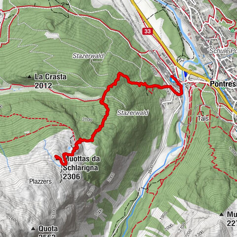 Celerina/Schlarigna, Graubünden/Schweiz