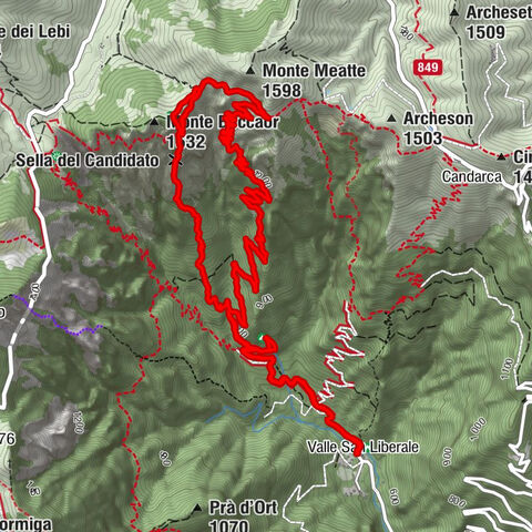 Ferrata sass brusai, grappa