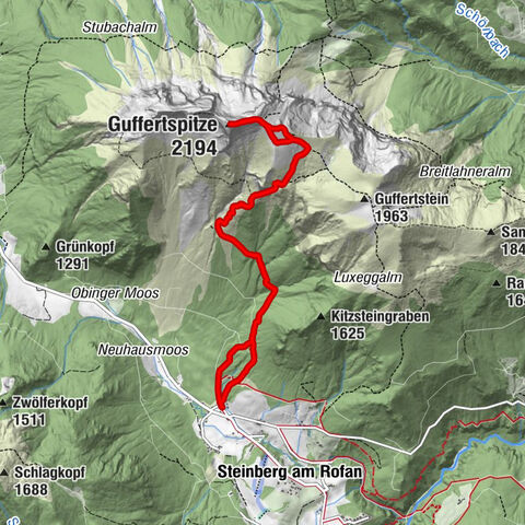 Guffert im Rofan  mit Wolfis Bergsteigergruppe