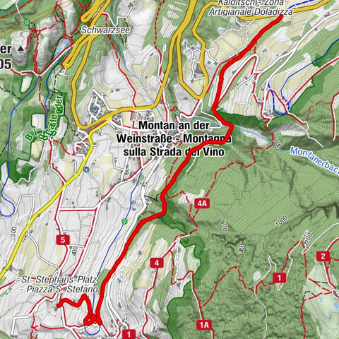 Montan an der Weinstraße, Trentino-Südtirol/Italien