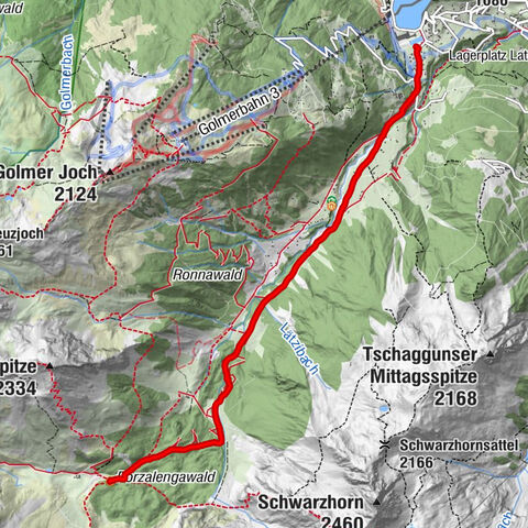 Tschagguns, Vorarlberg/Österreich