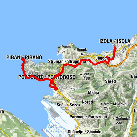 Izola to Piran - Wikiloc