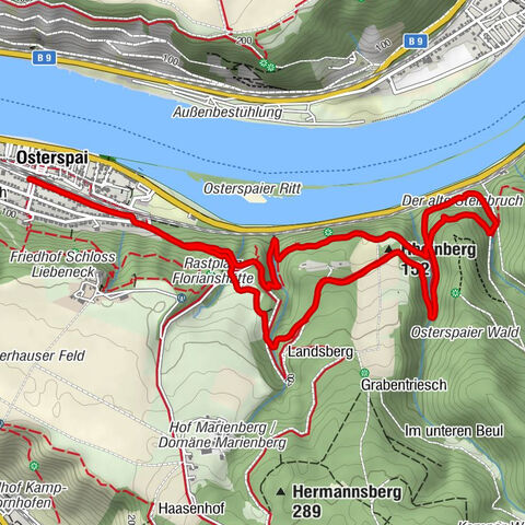 Osterspai, Rheinland-Pfalz/Deutschland