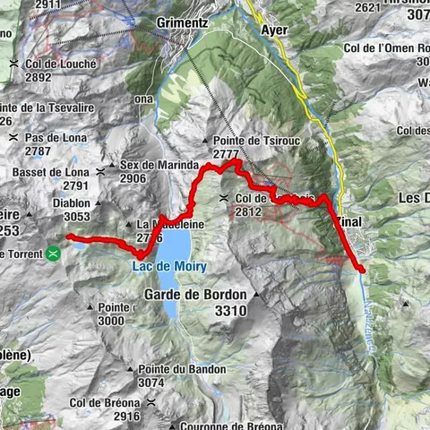 Chamonix -> Zermatt - Etape 8