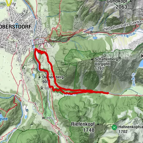 Oberstdorf, Schwaben/Deutschland