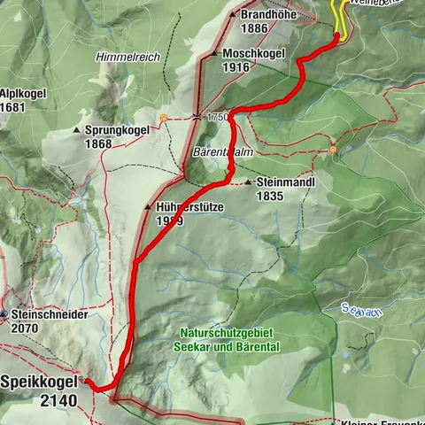 Schnell auf den Speik