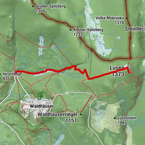 Über's Teufelsloch zum Lusen