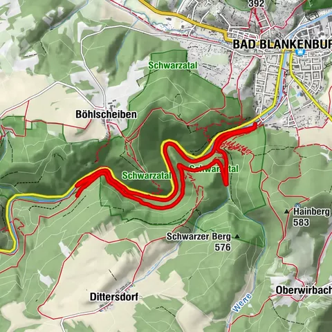 Bad Blankenburg, Thüringen/Deutschland