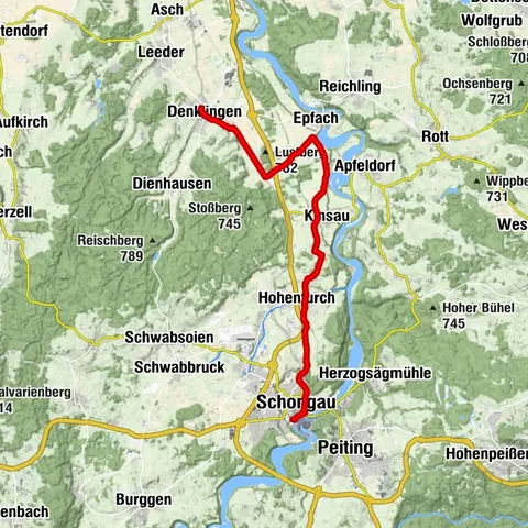Schongau, Oberbayern/Deutschland