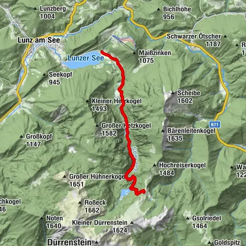 Lunz zu Obersee zu Herrenalm Runde