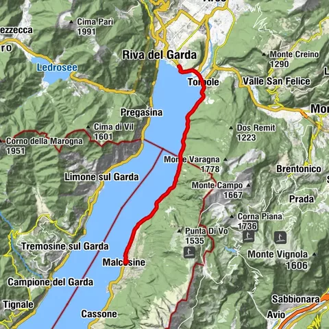 Riva nach Malcesine