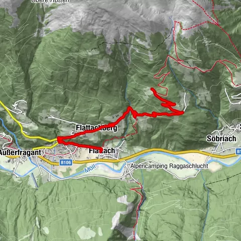 Flattachberg, Kärnten/Österreich