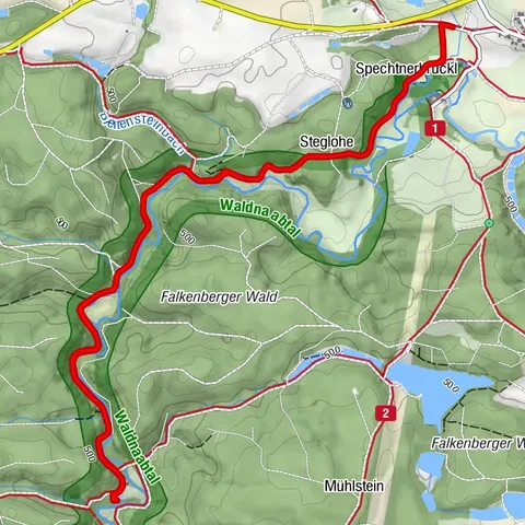 Wanderung im wildromantischen Waldnaabtal