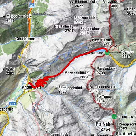 Andermatt, Uri/Schweiz