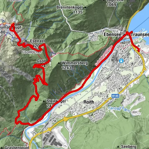 Ebensee am Traunsee, Oberösterreich/Österreich