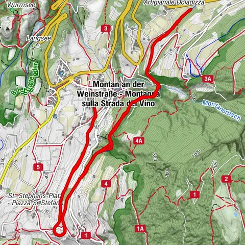 Montan an der Weinstraße, Trentino-Südtirol/Italien