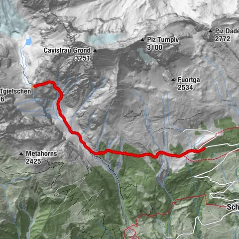 Trun, Graubünden/Schweiz