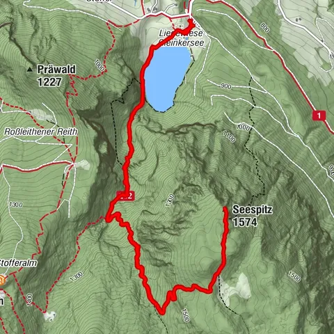 Spital am Pyhrn, Gleinkersee, Seepitze