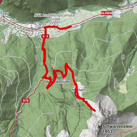 Schwarzlstein Plan mit Alexandra, Richard