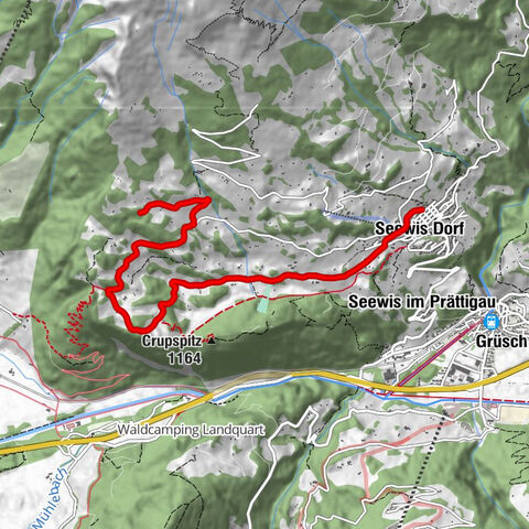 Seewis Dorf, Graubünden/Schweiz