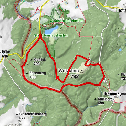 Auf zum Altvaterturm auf dem Wetzstein