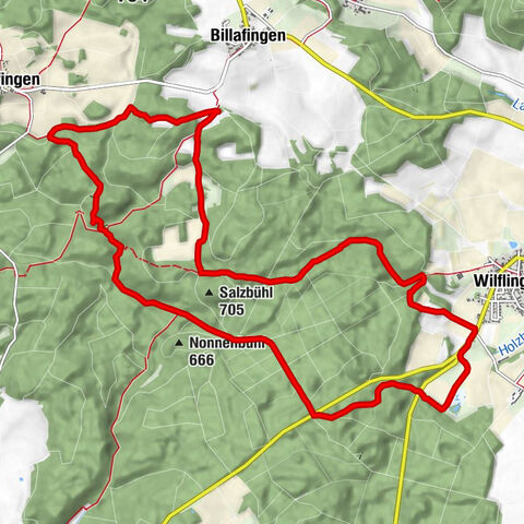 Von Wilflingen zur Schatzburg