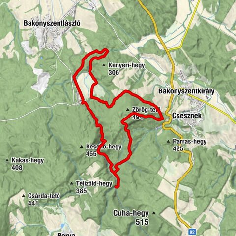 Zörög hegyi félmaraton