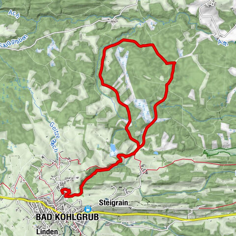 Circular hike Forest Spirit route