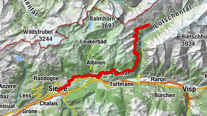 Valais Alpine Bike 6. Lauchernalp (Lötschen) - St-Luc