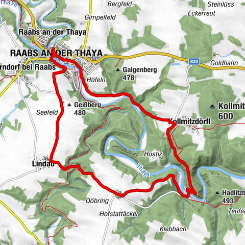 Ritterweg Ruine Kollmitz Raabs an der Thaya, Niederösterreich