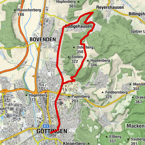 From Göttingen to Plesse Castle