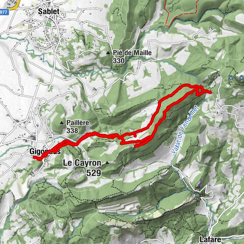 Gigondas - Grande Montagne Gigondas, Provence-Alpes-Côte d'Azur