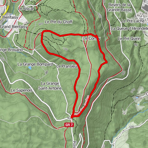 Hiking - The puddingstones and the Tocquaine Rock