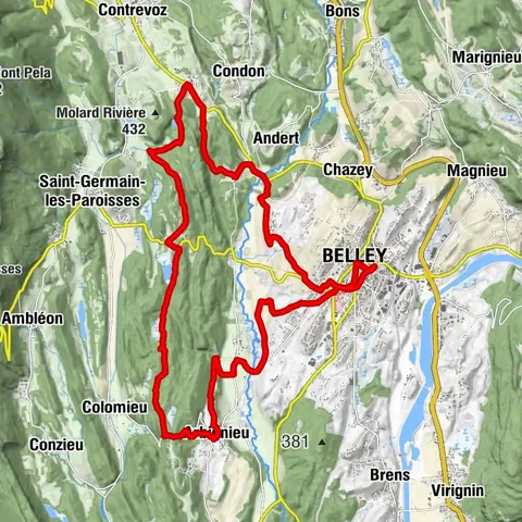 5-MTB trail - Lac d'Armaille - Espace FFC Ain Forestière
