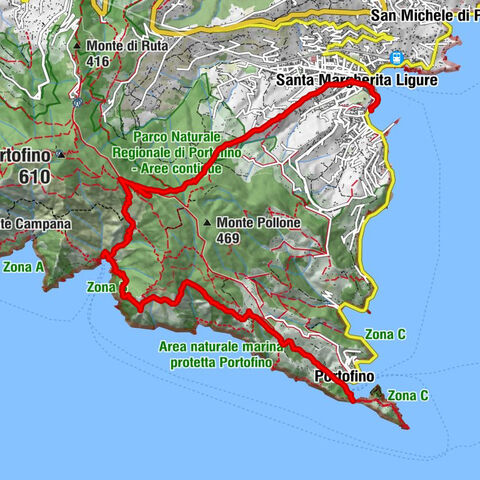 Portofino-San Fruttuoso-S.Margeritha