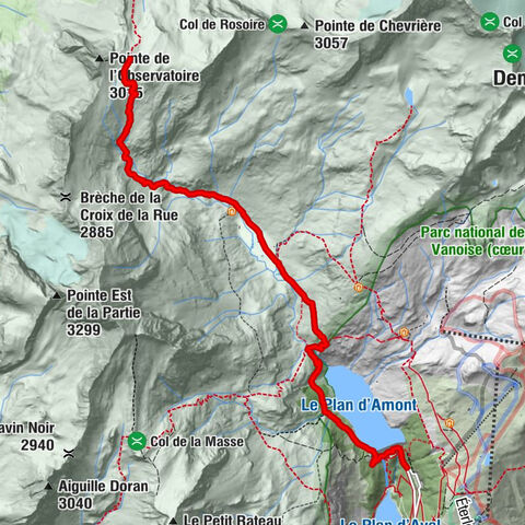 Hiking at the Col d'Aussois