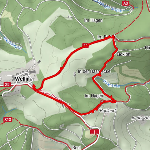 Kurztour um Wellins Höhen