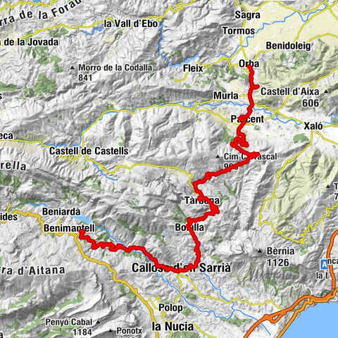 Castell de Guadelest ab Orba