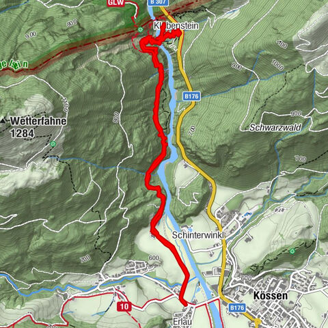 Der Schmugglerweg von Kössen zum Klobenstein