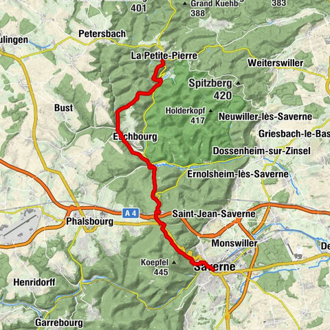 Crossing of the Vosges Massif - Stage 05 - La Petite Pierre - Saverne