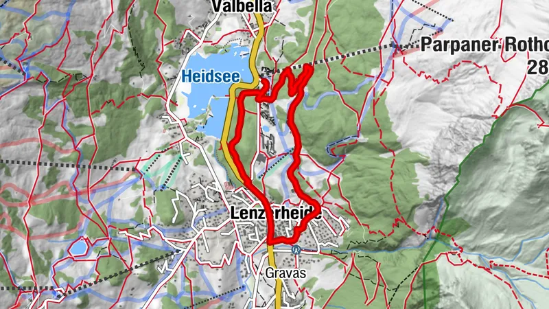 Testride gravel (Route violett)
