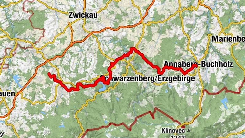 Silberberg Way of St. James - from Annaberg-B. to Eich