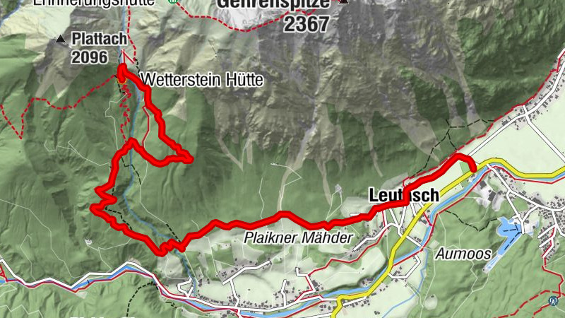 Wettersteinhütte, Leutasch