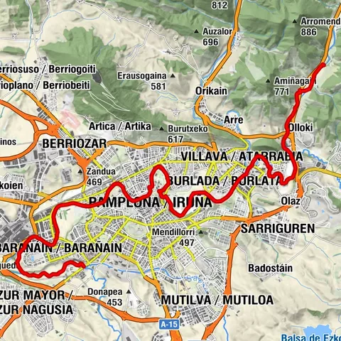 Navarra - Parque Fluvial del Arga. Pamplona