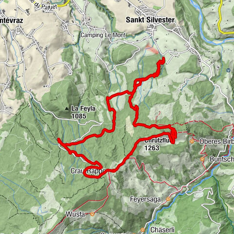 Kurze Tour mit tragenden Passagen